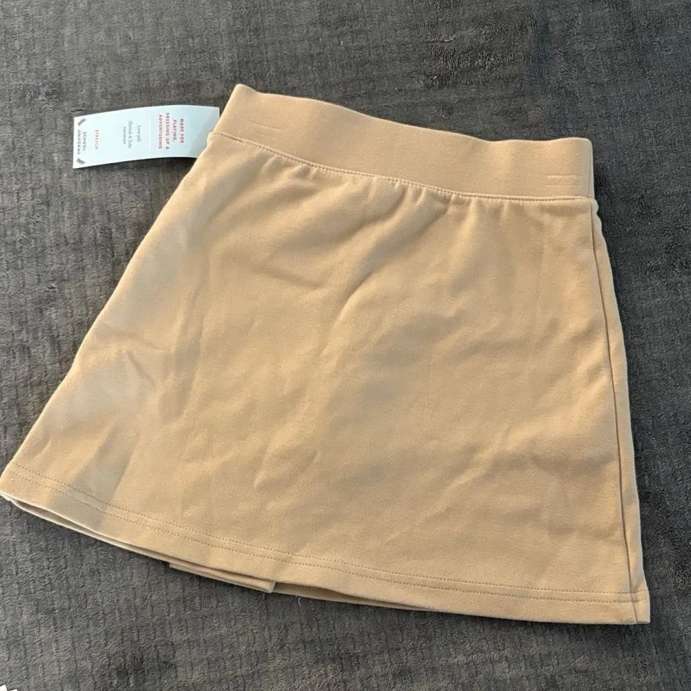 NWT Cat & Jack Girls Tan Skirt